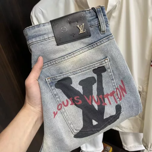 Louis Vuitton LV Jeans For Men #1295419 $76.00 USD, Wholesale Replica Louis Vuitton LV Jeans