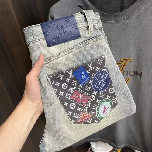 Louis Vuitton LV Jeans For Men #1295432 $76.00 USD, Wholesale Replica Louis Vuitton LV Jeans