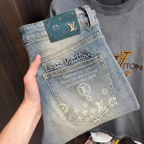 Louis Vuitton LV Jeans For Men #1295435 $76.00 USD, Wholesale Replica Louis Vuitton LV Jeans