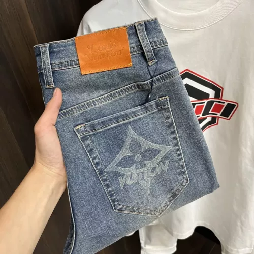 Louis Vuitton LV Jeans For Men #1295441 $88.00 USD, Wholesale Replica Louis Vuitton LV Jeans