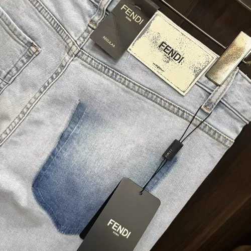 Replica Fendi Jeans For Men #1295463 $88.00 USD for Wholesale