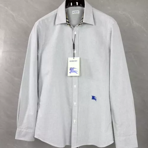 Burberry Shirts Long Sleeved For Men #1295472 $92.00 USD, Wholesale Replica Burberry Shirts