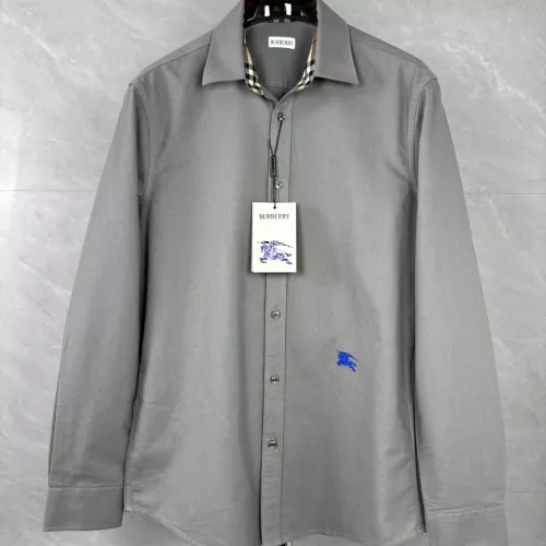 Burberry Shirts Long Sleeved For Men #1295473 $92.00 USD, Wholesale Replica Burberry Shirts