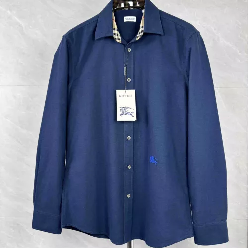 Burberry Shirts Long Sleeved For Men #1295475 $92.00 USD, Wholesale Replica Burberry Shirts