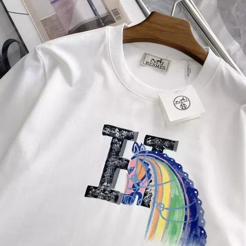 Replica Hermes T-Shirts Short Sleeved For Men #1295517 $72.00 USD for Wholesale