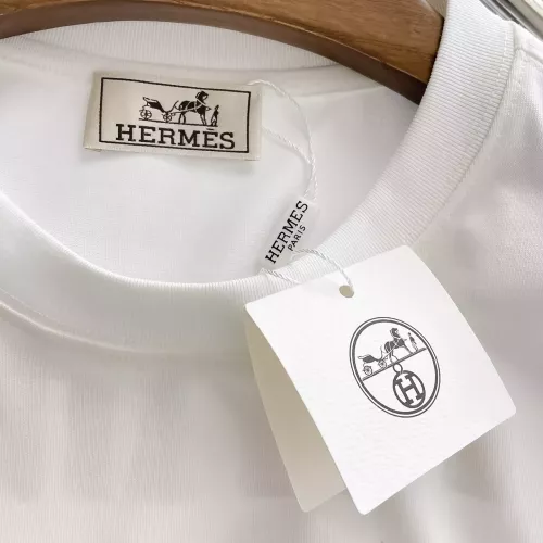 Replica Hermes T-Shirts Short Sleeved For Men #1295517 $72.00 USD for Wholesale