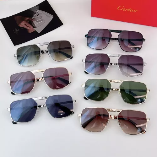 Replica Cartier AAA Quality Sunglassess #1295601 $52.00 USD for Wholesale