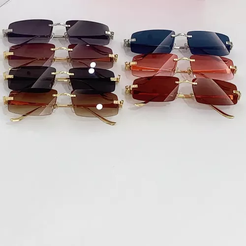 Replica Cartier AAA Quality Sunglassess #1295608 $60.00 USD for Wholesale