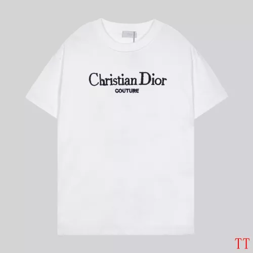 Christian Dior T-Shirts Short Sleeved For Unisex #1295765 $32.00 USD, Wholesale Replica Christian Dior T-Shirts