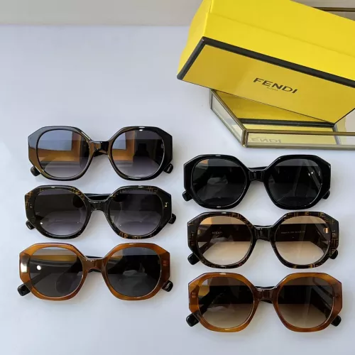 Replica Fendi AAA Quality Sunglasses #1295776 $60.00 USD for Wholesale