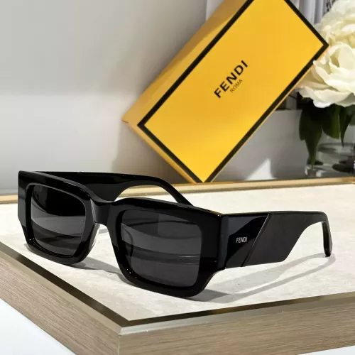 Fendi AAA Quality Sunglasses #1295784 $64.00 USD, Wholesale Replica Fendi AAA Quality Sunglasses