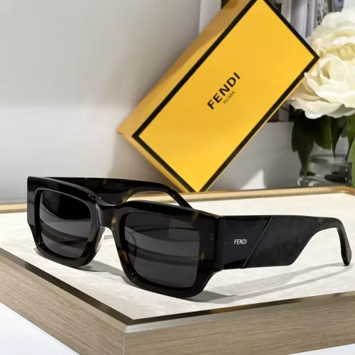 Fendi AAA Quality Sunglasses #1295785 $64.00 USD, Wholesale Replica Fendi AAA Quality Sunglasses