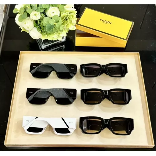 Replica Fendi AAA Quality Sunglasses #1295785 $64.00 USD for Wholesale