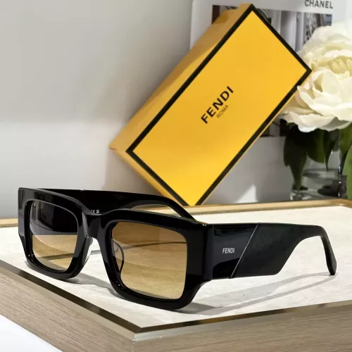 Fendi AAA Quality Sunglasses #1295787 $64.00 USD, Wholesale Replica Fendi AAA Quality Sunglasses