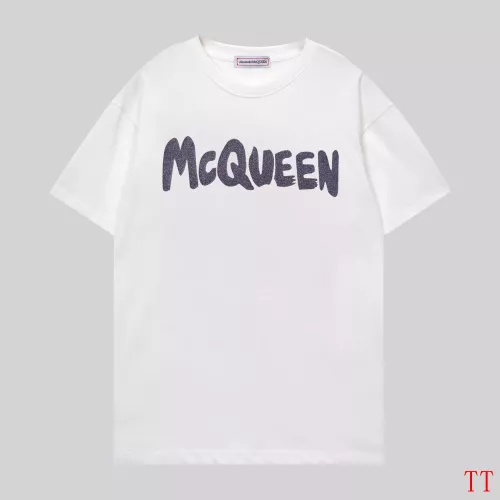 Alexander McQueen T-shirts Short Sleeved For Unisex #1295790 $29.00 USD, Wholesale Replica Alexander McQueen T-shirts