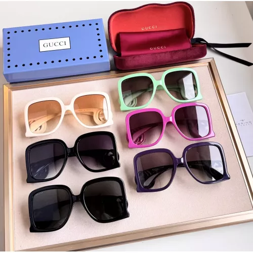 Replica Gucci AAA Quality Sunglasses #1295795 $45.00 USD for Wholesale