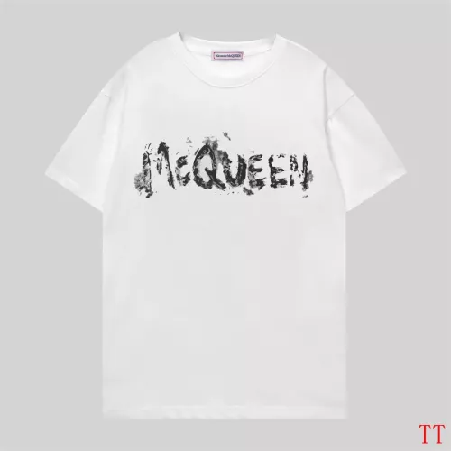 Alexander McQueen T-shirts Short Sleeved For Unisex #1295801 $32.00 USD, Wholesale Replica Alexander McQueen T-shirts