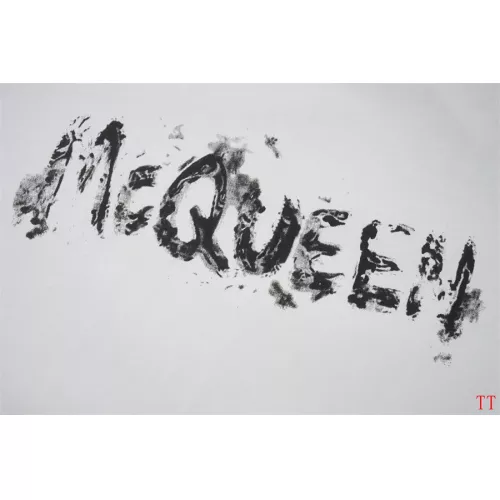 Replica Alexander McQueen T-shirts Short Sleeved For Unisex #1295801 $32.00 USD for Wholesale