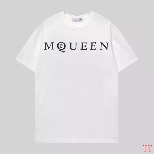 Alexander McQueen T-shirts Short Sleeved For Unisex #1295803 $29.00 USD, Wholesale Replica Alexander McQueen T-shirts