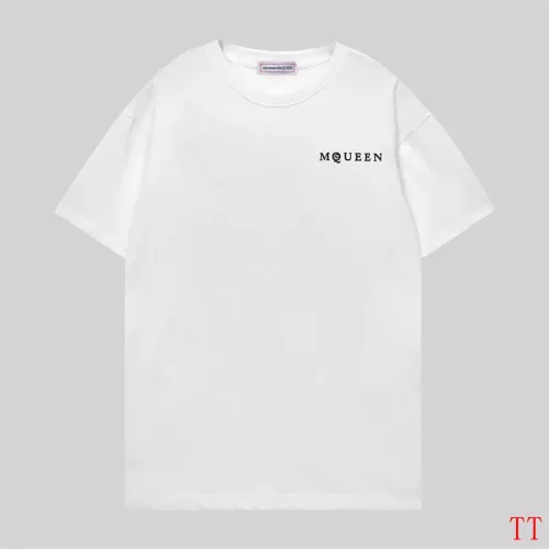 Replica Alexander McQueen T-shirts Short Sleeved For Unisex #1295812 $32.00 USD for Wholesale