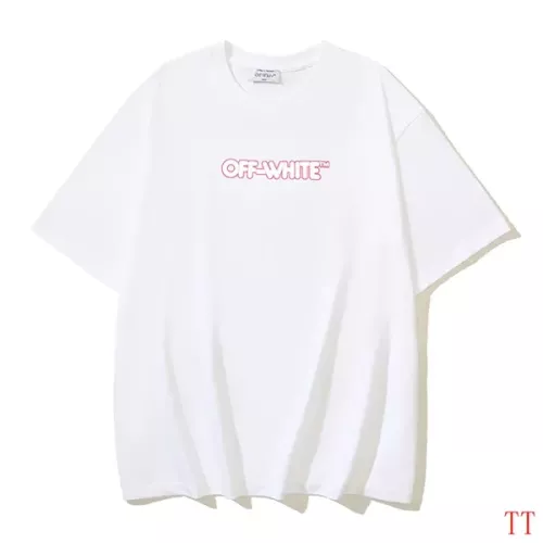 Off-White T-Shirts Short Sleeved For Unisex #1295827 $29.00 USD, Wholesale Replica Off-White T-Shirts