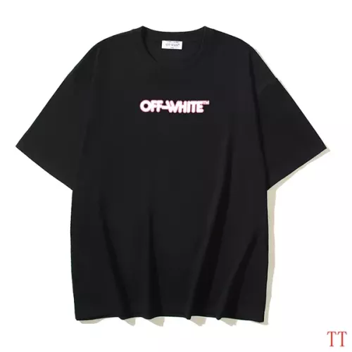 Off-White T-Shirts Short Sleeved For Unisex #1295828 $29.00 USD, Wholesale Replica Off-White T-Shirts