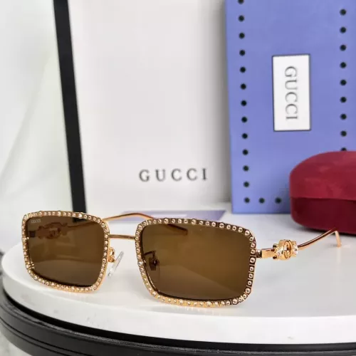 Gucci AAA Quality Sunglasses #1295839 $64.00 USD, Wholesale Replica Gucci AAA Quality Sunglasses