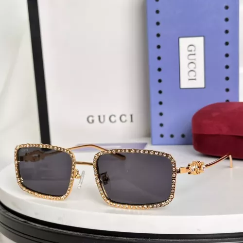 Gucci AAA Quality Sunglasses #1295842 $64.00 USD, Wholesale Replica Gucci AAA Quality Sunglasses