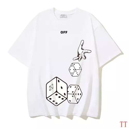 Off-White T-Shirts Short Sleeved For Unisex #1295846 $29.00 USD, Wholesale Replica Off-White T-Shirts