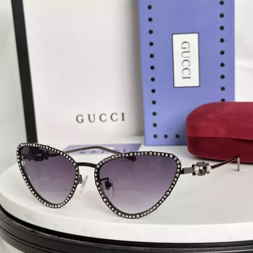 Gucci AAA Quality Sunglasses #1295848 $64.00 USD, Wholesale Replica Gucci AAA Quality Sunglasses