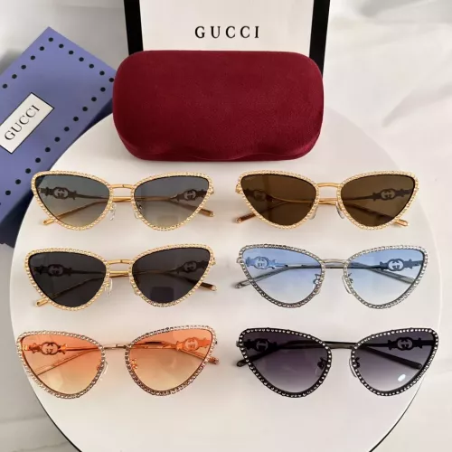 Replica Gucci AAA Quality Sunglasses #1295849 $64.00 USD for Wholesale