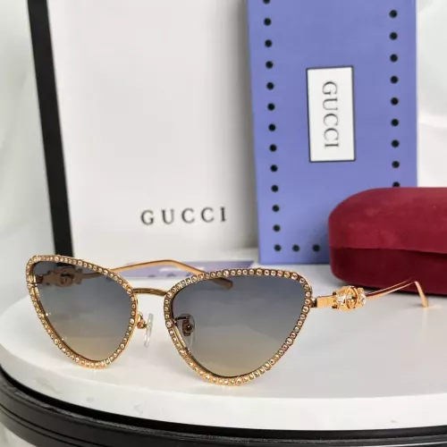 Gucci AAA Quality Sunglasses #1295850 $64.00 USD, Wholesale Replica Gucci AAA Quality Sunglasses