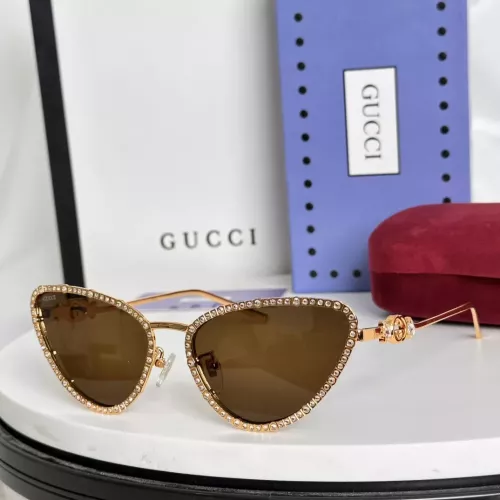 Gucci AAA Quality Sunglasses #1295851 $64.00 USD, Wholesale Replica Gucci AAA Quality Sunglasses