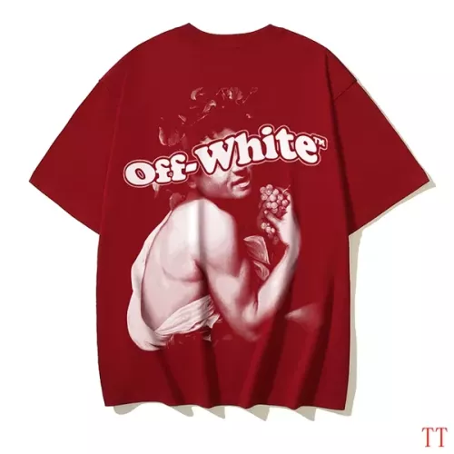 Off-White T-Shirts Short Sleeved For Unisex #1295852 $29.00 USD, Wholesale Replica Off-White T-Shirts