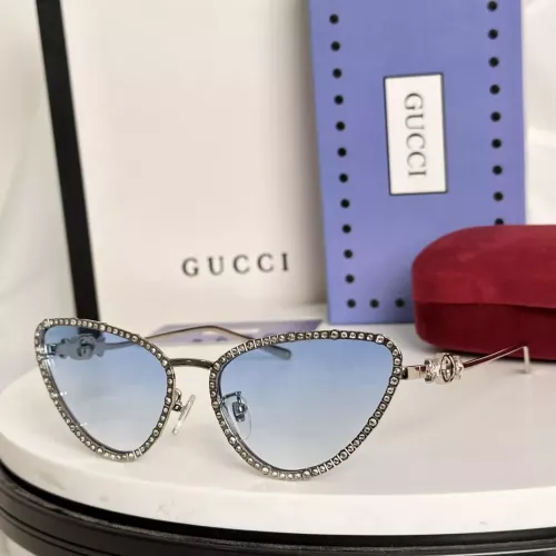 Gucci AAA Quality Sunglasses #1295853 $64.00 USD, Wholesale Replica Gucci AAA Quality Sunglasses