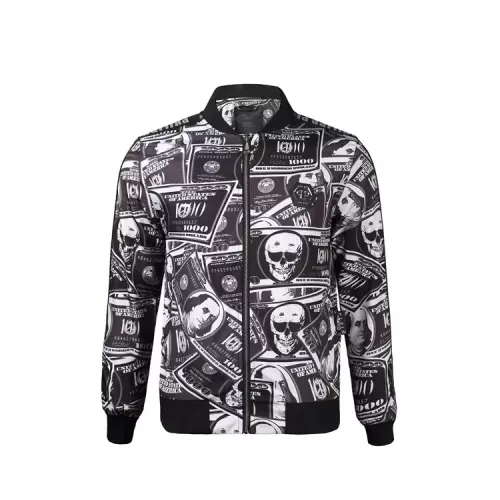 Philipp Plein PP Jackets Long Sleeved For Men #1296353 $64.00 USD, Wholesale Replica Philipp Plein PP Jackets