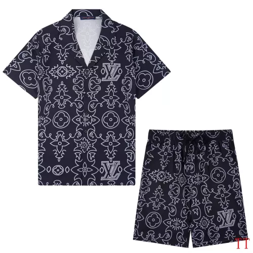 Louis Vuitton LV Tracksuits Short Sleeved For Men #1296396 $52.00 USD, Wholesale Replica Louis Vuitton LV Tracksuits