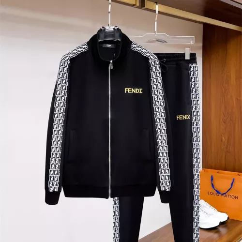 Fendi Tracksuits Long Sleeved For Men #1296430 $92.00 USD, Wholesale Replica Fendi Tracksuits