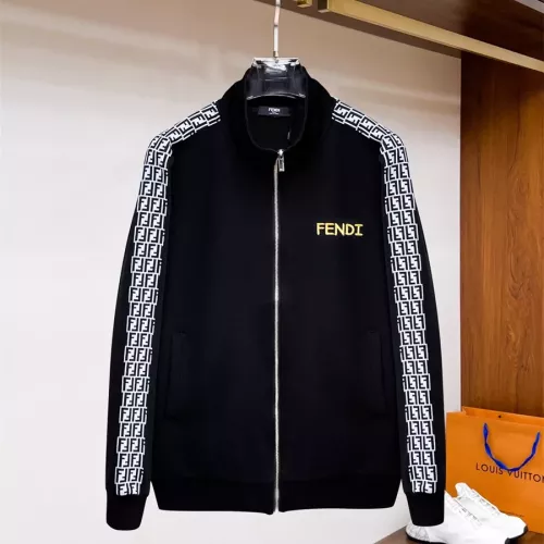 Replica Fendi Tracksuits Long Sleeved For Men #1296430 $92.00 USD for Wholesale