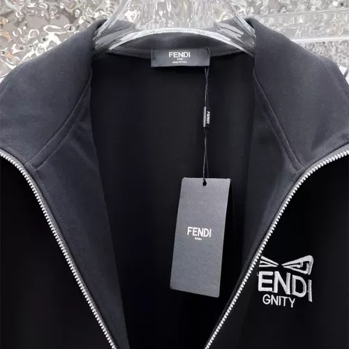 Replica Fendi Tracksuits Long Sleeved For Men #1296439 $92.00 USD for Wholesale