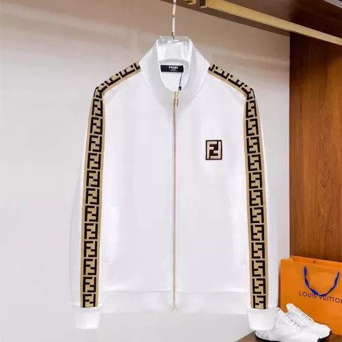 Replica Fendi Tracksuits Long Sleeved For Men #1296440 $92.00 USD for Wholesale