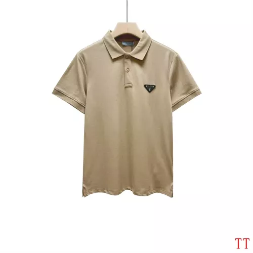 Prada T-Shirts Short Sleeved For Men #1296584 $39.00 USD, Wholesale Replica Prada T-Shirts