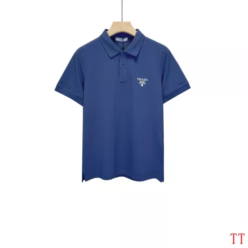 Prada T-Shirts Short Sleeved For Men #1296589 $39.00 USD, Wholesale Replica Prada T-Shirts