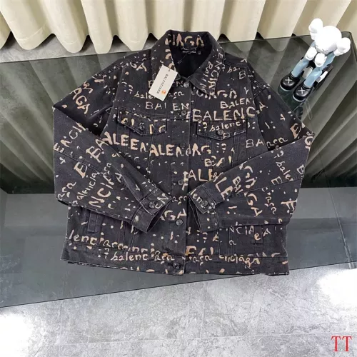 Replica Balenciaga Jackets Long Sleeved For Men #1296807 $68.00 USD for Wholesale