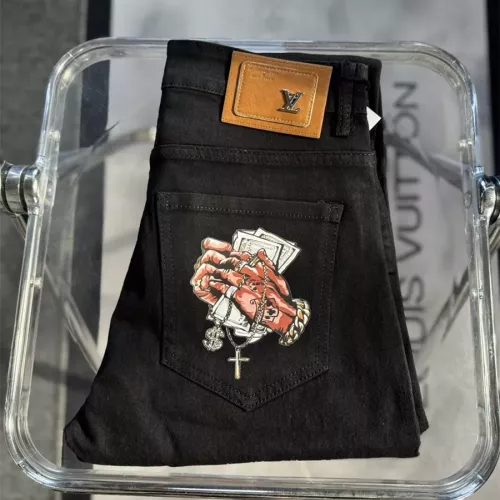 Louis Vuitton LV Jeans For Men #1296871 $48.00 USD, Wholesale Replica Louis Vuitton LV Jeans