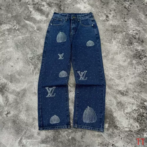 Louis Vuitton LV Jeans For Unisex #1296923 $76.00 USD, Wholesale Replica Louis Vuitton LV Jeans