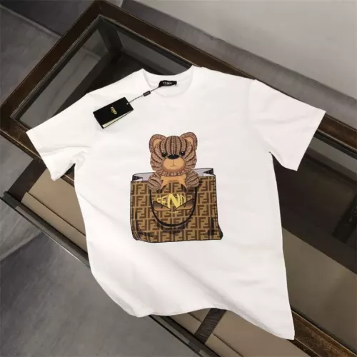 Fendi T-Shirts Short Sleeved For Unisex #1296946 $32.00 USD, Wholesale Replica Fendi T-Shirts