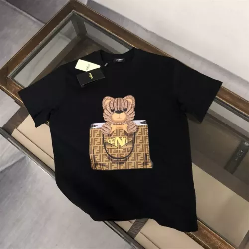 Fendi T-Shirts Short Sleeved For Unisex #1296947 $32.00 USD, Wholesale Replica Fendi T-Shirts