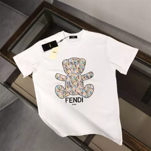 Fendi T-Shirts Short Sleeved For Unisex #1296948 $32.00 USD, Wholesale Replica Fendi T-Shirts