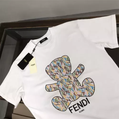 Replica Fendi T-Shirts Short Sleeved For Unisex #1296948 $32.00 USD for Wholesale